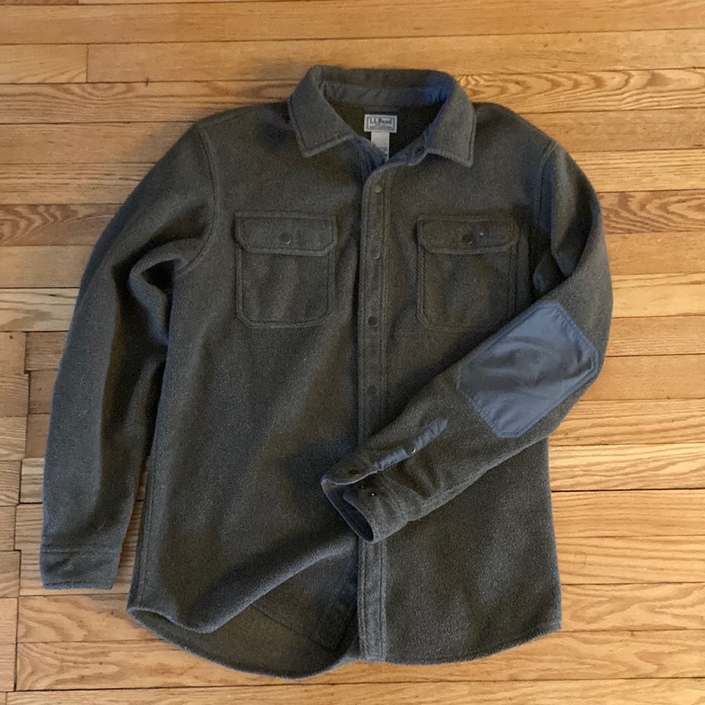 L.L. Bean Better Sweater Fleece Shirt Jacket (Medium)